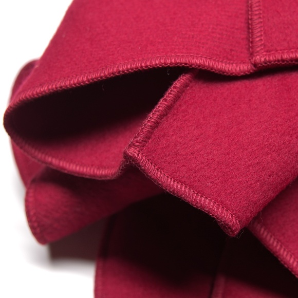 STEPHEN BURROWS Vintage Wool Felt Kimono Style Coat US 6 Made in USA - Picture 7 of 7